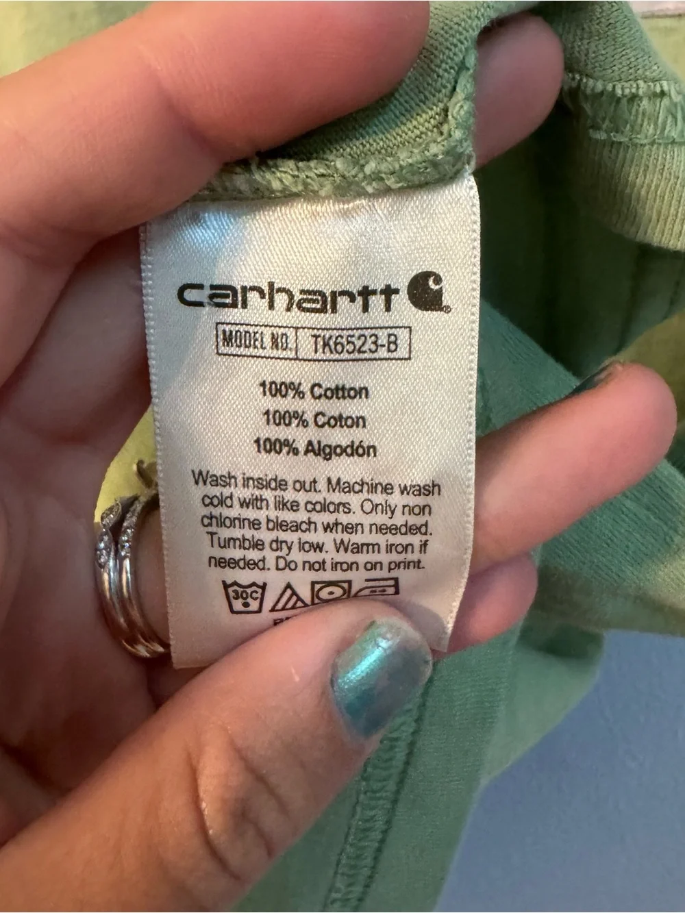 Carhartt‎ Short Sleeve Tee in Sage Green Small Kids 8-10